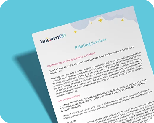 Printing Services