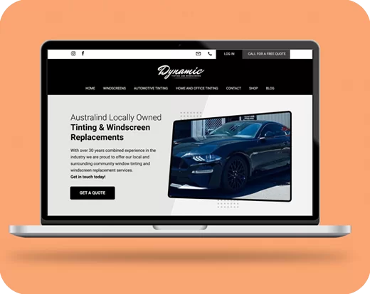 Website-Dynamic Tinting and Windscreens